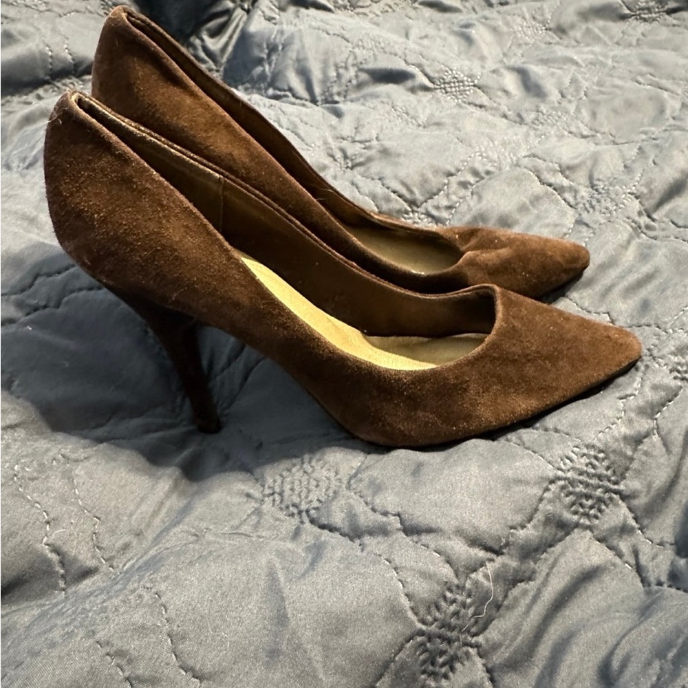 Steve Madden Brown Suede Women's Heels